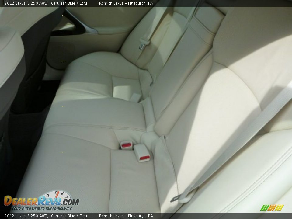 2012 Lexus IS 250 AWD Cerulean Blue / Ecru Photo #5