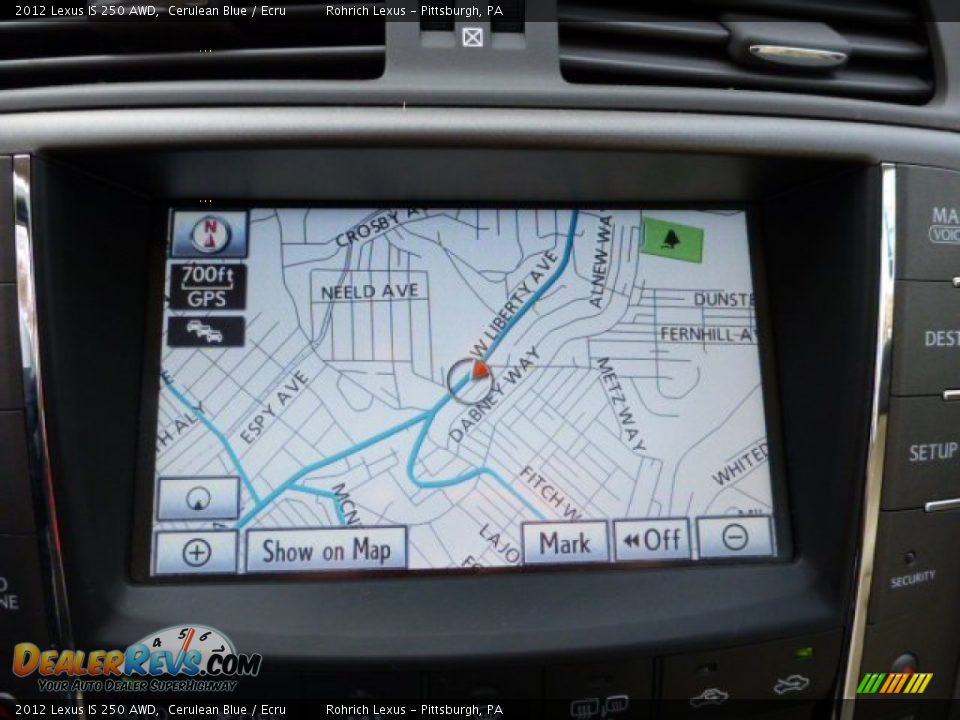 Navigation of 2012 Lexus IS 250 AWD Photo #7