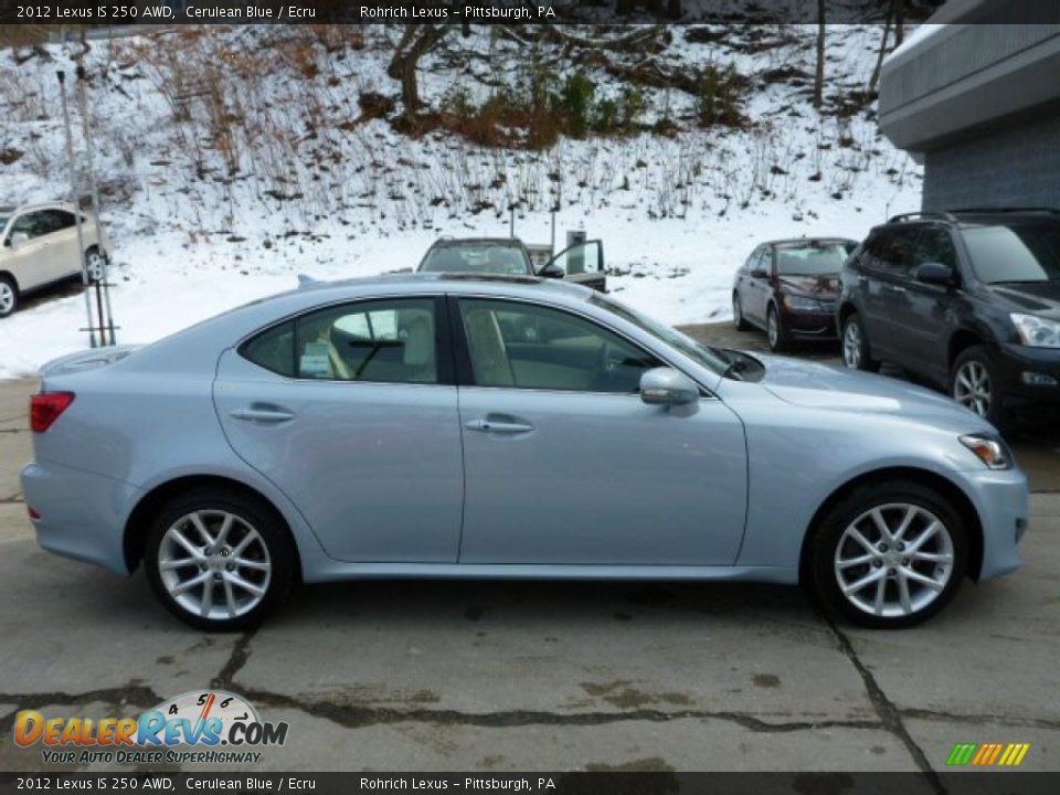Cerulean Blue 2012 Lexus IS 250 AWD Photo #11