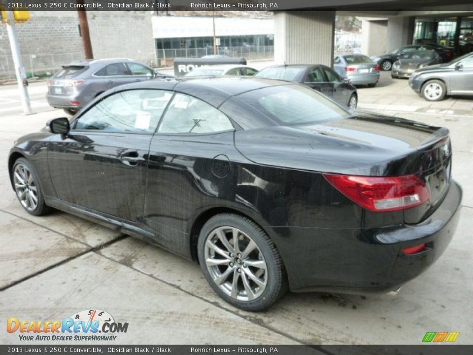 2013 Lexus IS 250 C Convertible Obsidian Black / Black Photo #2
