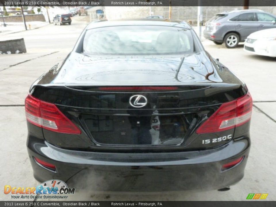 2013 Lexus IS 250 C Convertible Obsidian Black / Black Photo #3