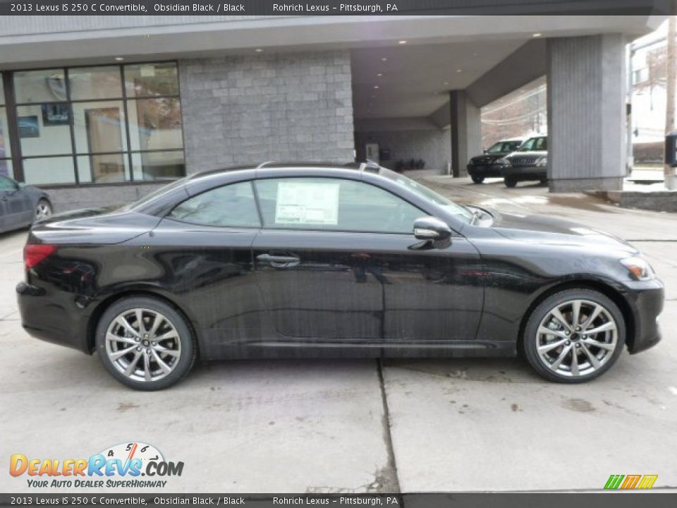 Obsidian Black 2013 Lexus IS 250 C Convertible Photo #5