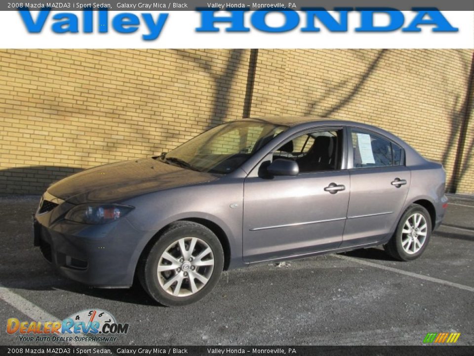2008 Mazda MAZDA3 i Sport Sedan Galaxy Gray Mica / Black Photo #1