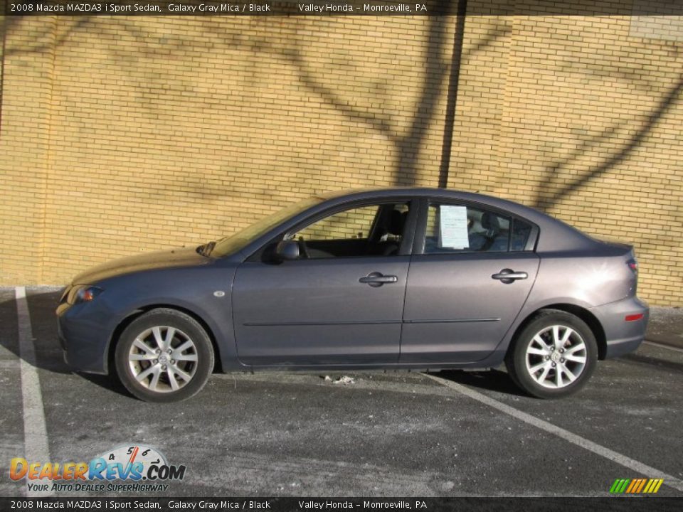 2008 Mazda MAZDA3 i Sport Sedan Galaxy Gray Mica / Black Photo #2