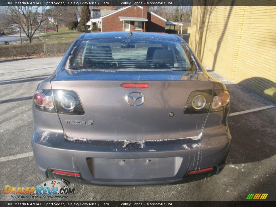 2008 Mazda MAZDA3 i Sport Sedan Galaxy Gray Mica / Black Photo #3