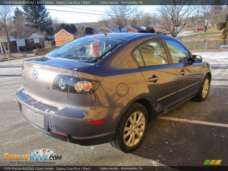 2008 Mazda MAZDA3 i Sport Sedan Galaxy Gray Mica / Black Photo #4