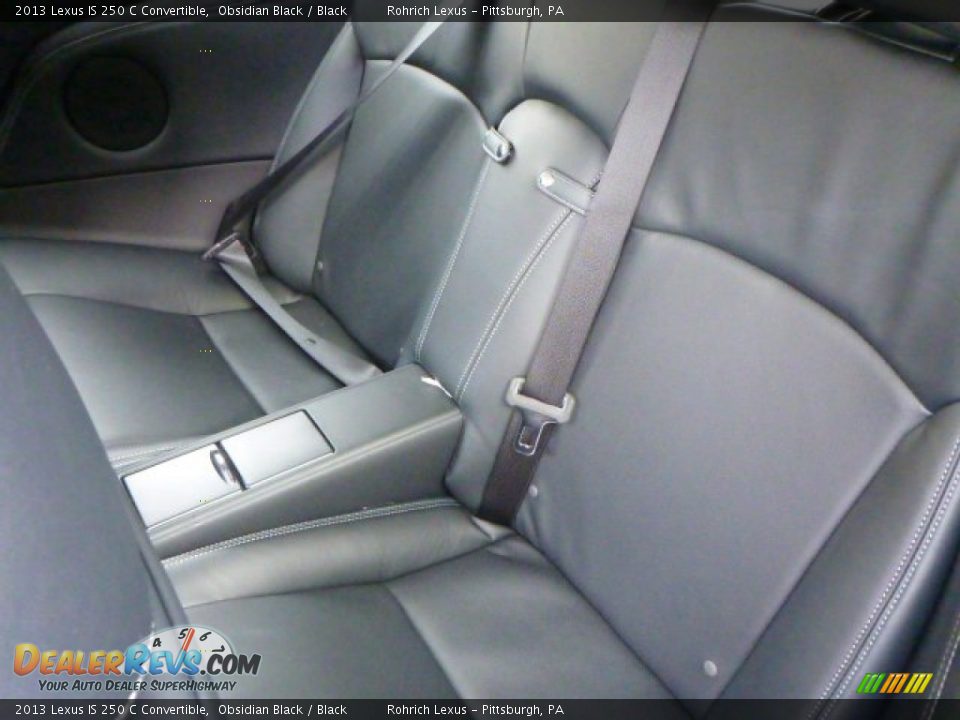 2013 Lexus IS 250 C Convertible Obsidian Black / Black Photo #11
