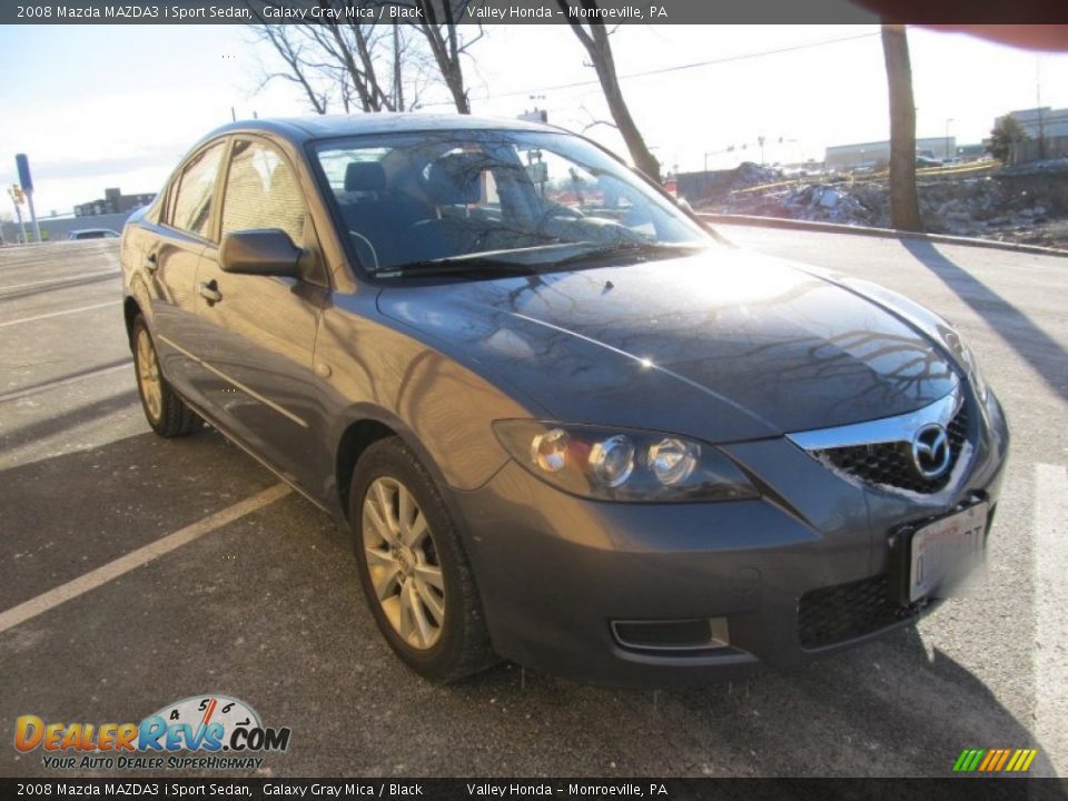 2008 Mazda MAZDA3 i Sport Sedan Galaxy Gray Mica / Black Photo #5