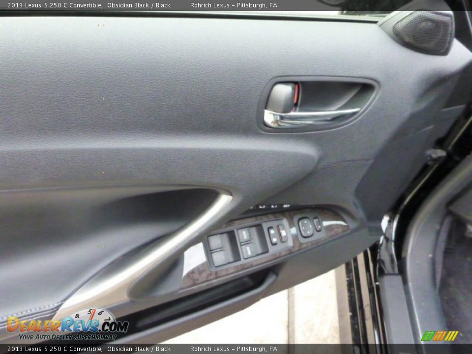 2013 Lexus IS 250 C Convertible Obsidian Black / Black Photo #13