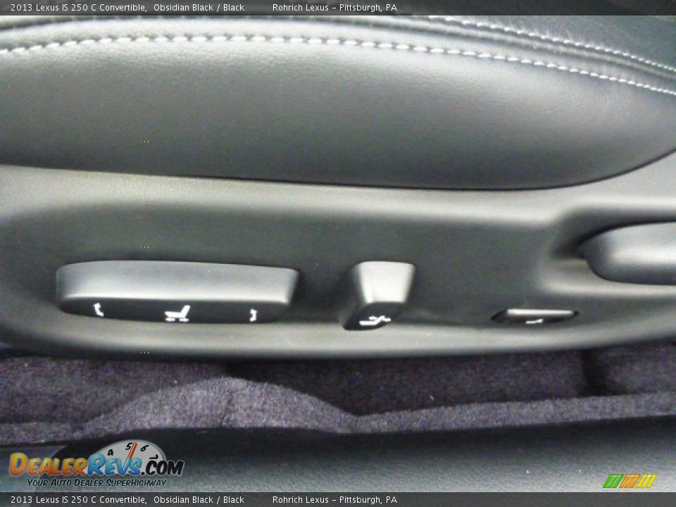 2013 Lexus IS 250 C Convertible Obsidian Black / Black Photo #14