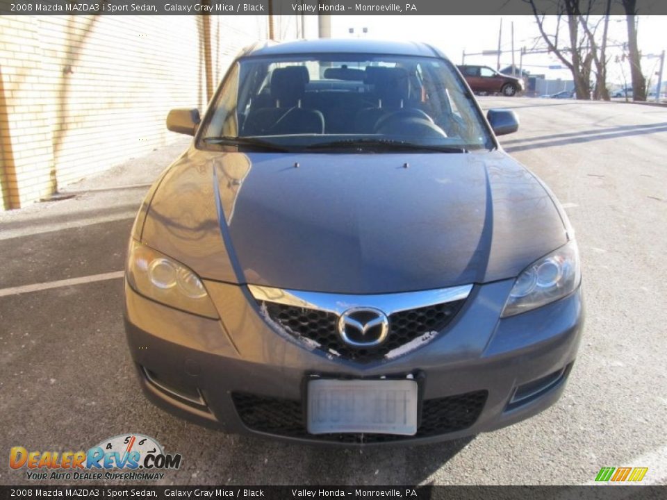 2008 Mazda MAZDA3 i Sport Sedan Galaxy Gray Mica / Black Photo #6