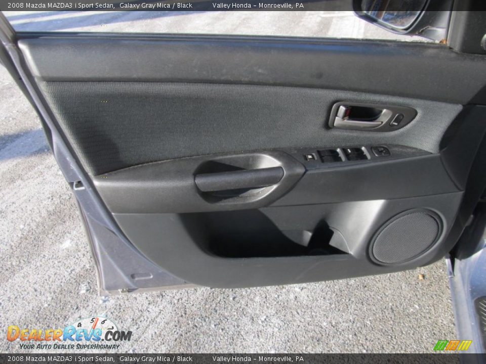 2008 Mazda MAZDA3 i Sport Sedan Galaxy Gray Mica / Black Photo #7