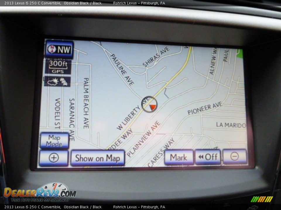 Navigation of 2013 Lexus IS 250 C Convertible Photo #16