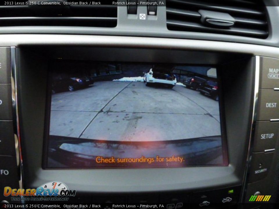 2013 Lexus IS 250 C Convertible Obsidian Black / Black Photo #17