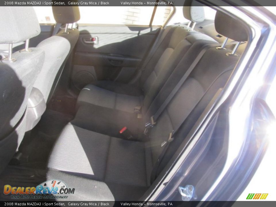 2008 Mazda MAZDA3 i Sport Sedan Galaxy Gray Mica / Black Photo #9