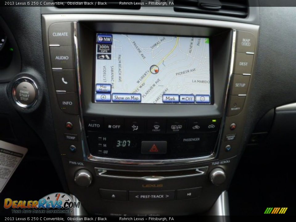 2013 Lexus IS 250 C Convertible Obsidian Black / Black Photo #18