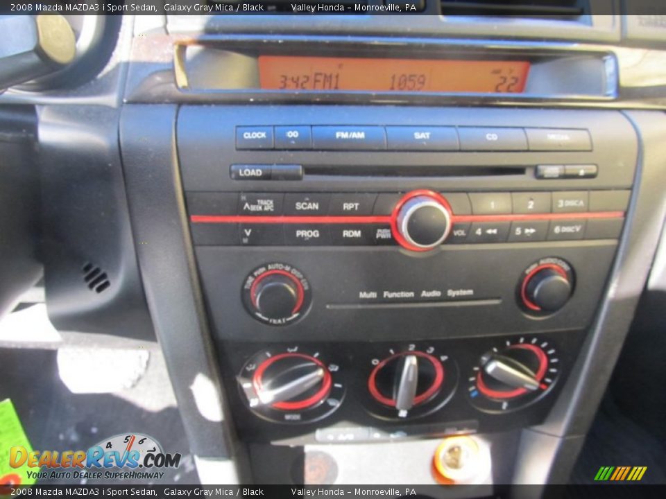 2008 Mazda MAZDA3 i Sport Sedan Galaxy Gray Mica / Black Photo #11