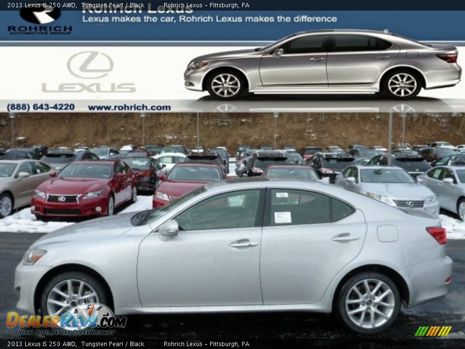 2013 Lexus IS 250 AWD Tungsten Pearl / Black Photo #1