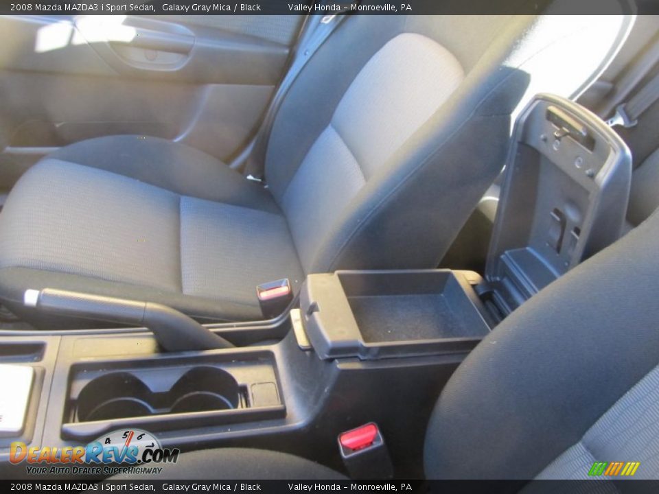 2008 Mazda MAZDA3 i Sport Sedan Galaxy Gray Mica / Black Photo #13