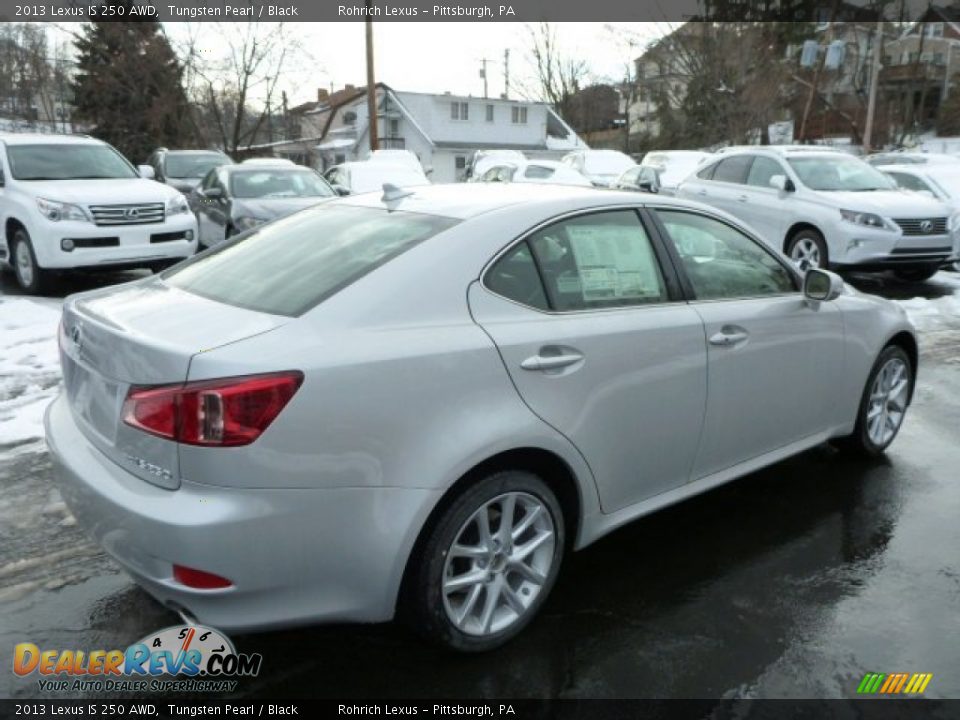 2013 Lexus IS 250 AWD Tungsten Pearl / Black Photo #4