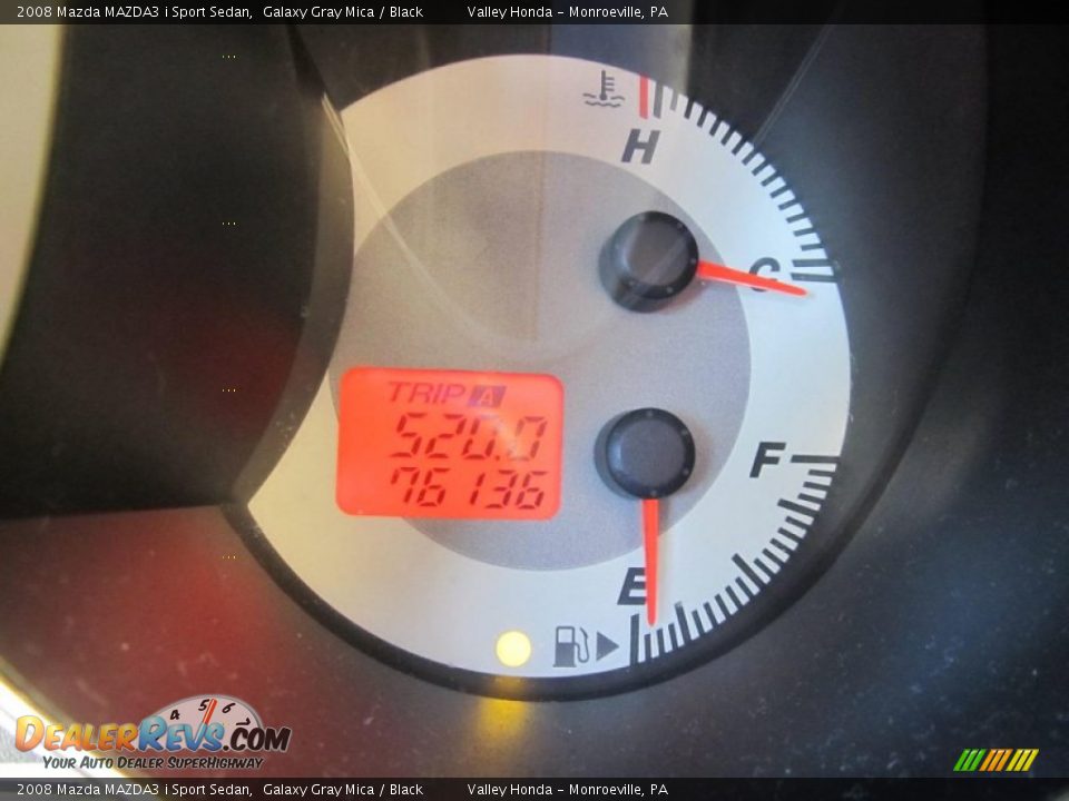 2008 Mazda MAZDA3 i Sport Sedan Galaxy Gray Mica / Black Photo #15