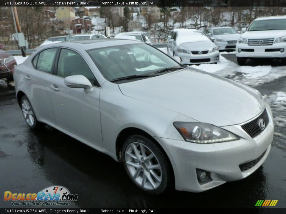 2013 Lexus IS 250 AWD Tungsten Pearl / Black Photo #6