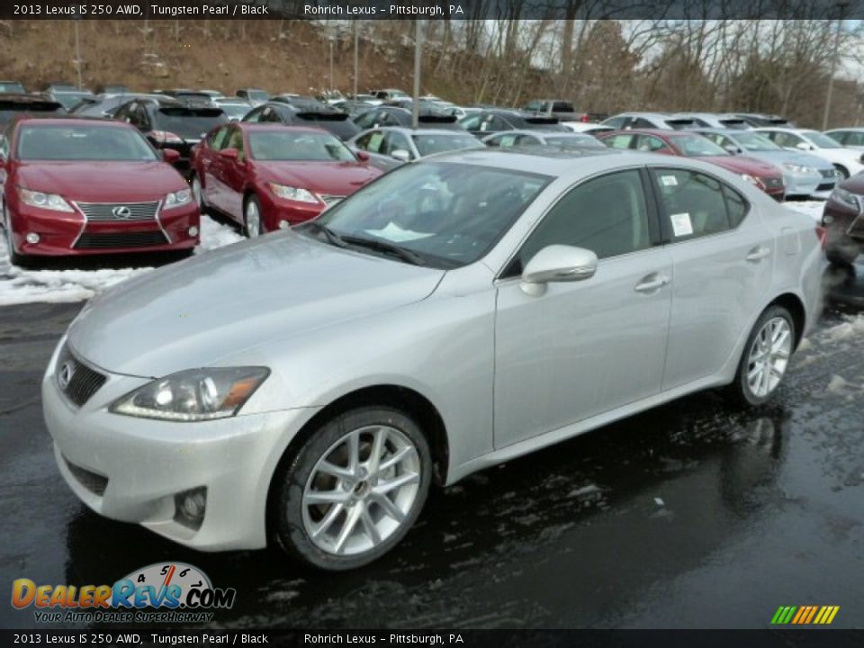 2013 Lexus IS 250 AWD Tungsten Pearl / Black Photo #8