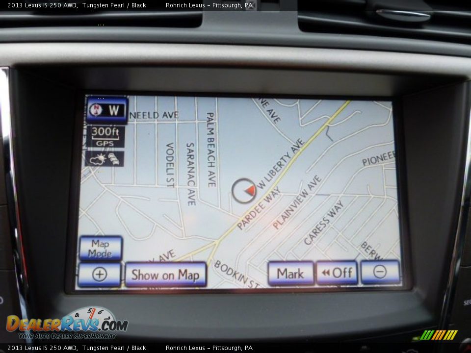 2013 Lexus IS 250 AWD Tungsten Pearl / Black Photo #17