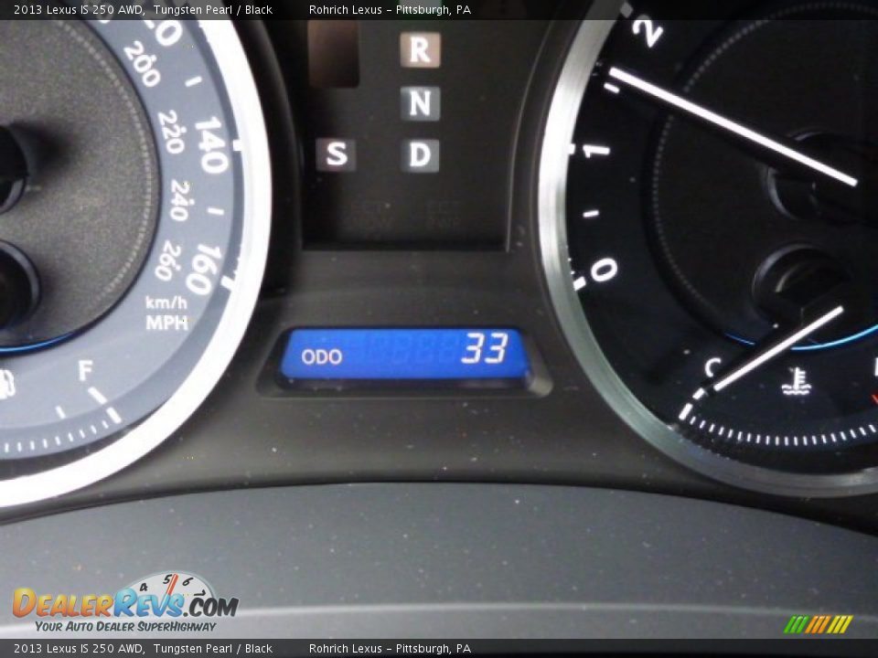 2013 Lexus IS 250 AWD Tungsten Pearl / Black Photo #20