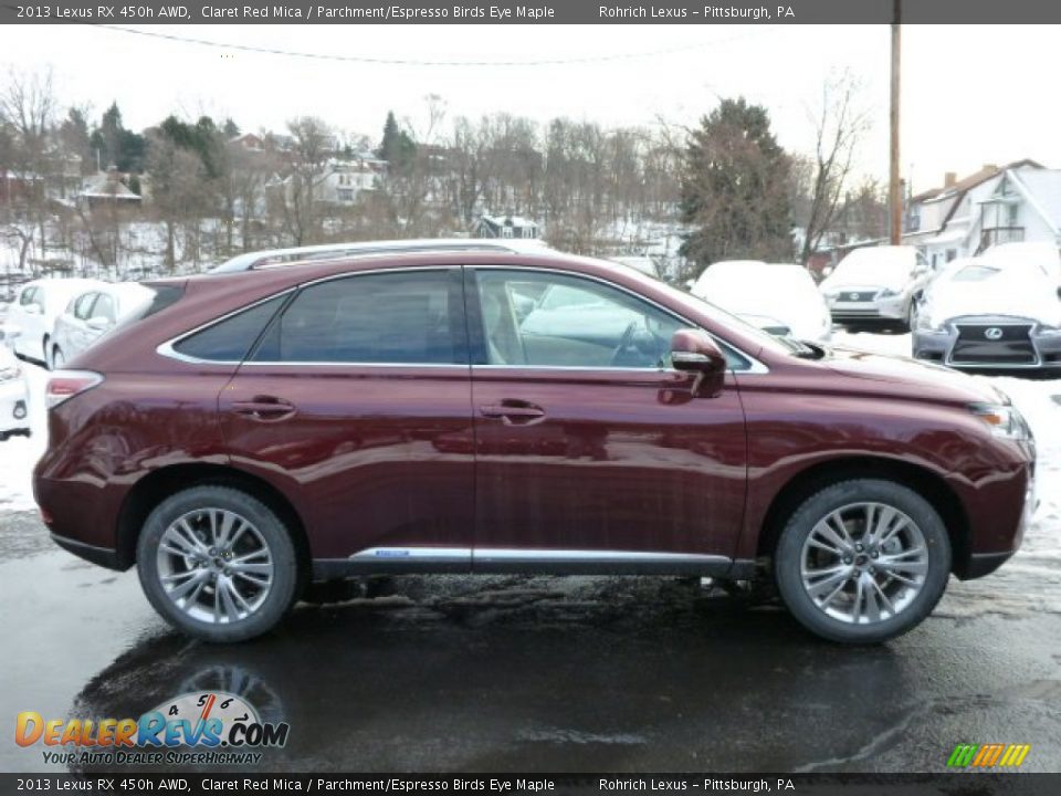 Claret Red Mica 2013 Lexus RX 450h AWD Photo #5