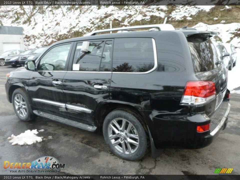 2013 Lexus LX 570 Black Onyx / Black/Mahogany Accents Photo #2