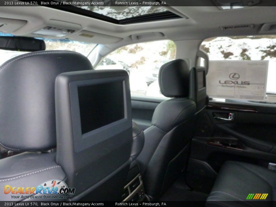 2013 Lexus LX 570 Black Onyx / Black/Mahogany Accents Photo #11