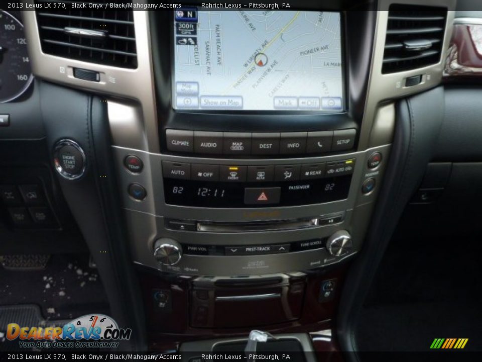 2013 Lexus LX 570 Black Onyx / Black/Mahogany Accents Photo #18