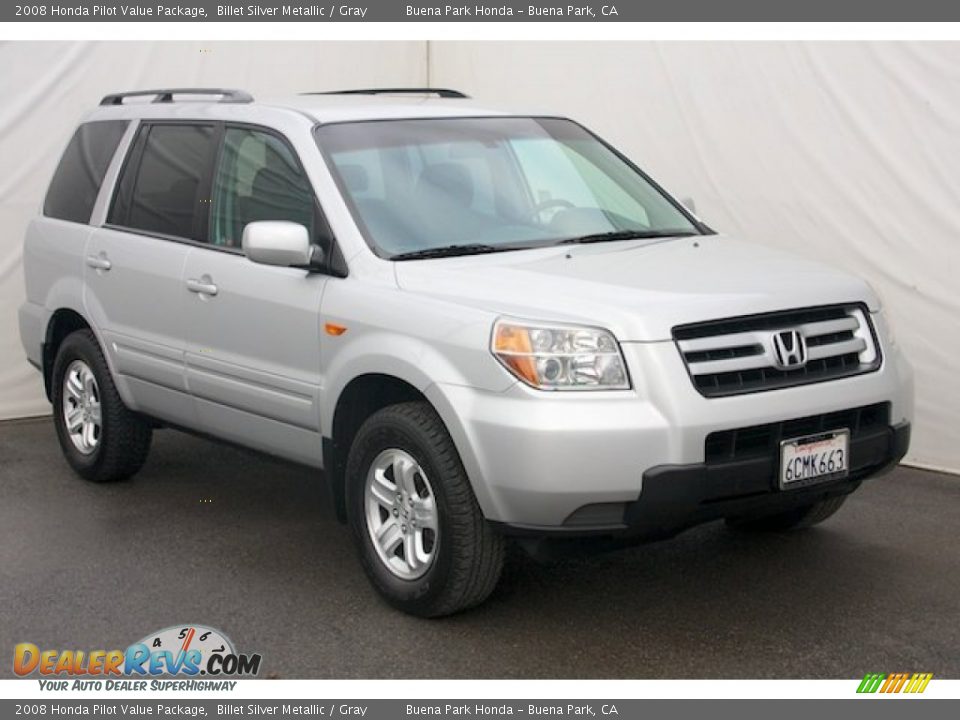Front 3/4 View of 2008 Honda Pilot Value Package Photo #6