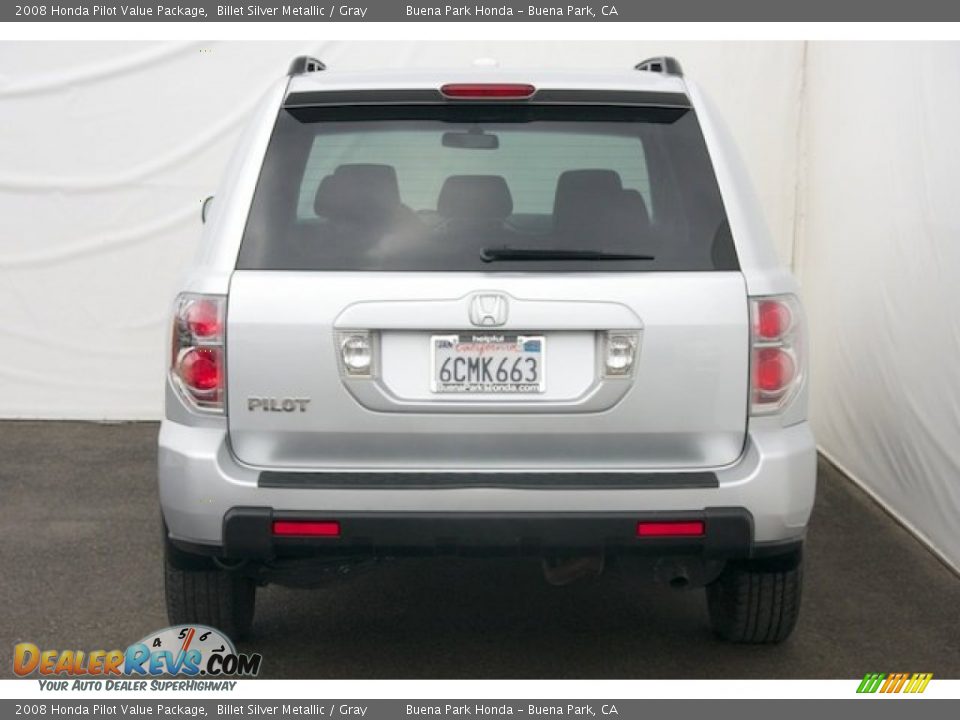 2008 Honda Pilot Value Package Billet Silver Metallic / Gray Photo #9