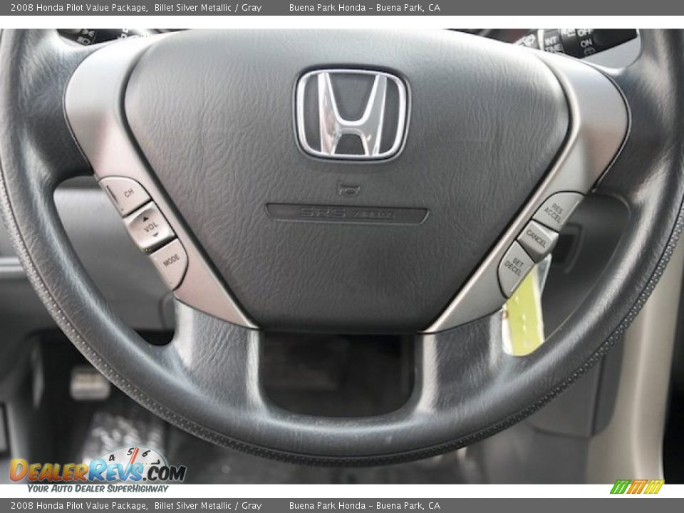 2008 Honda Pilot Value Package Billet Silver Metallic / Gray Photo #11