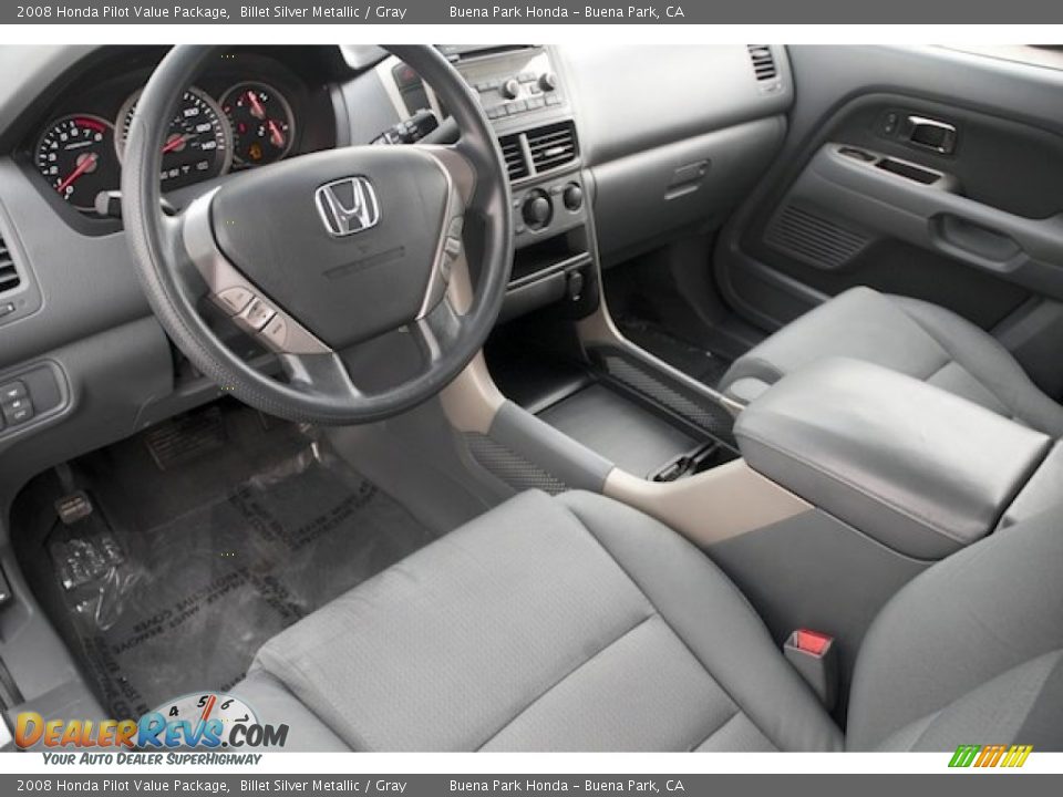 Gray Interior - 2008 Honda Pilot Value Package Photo #13