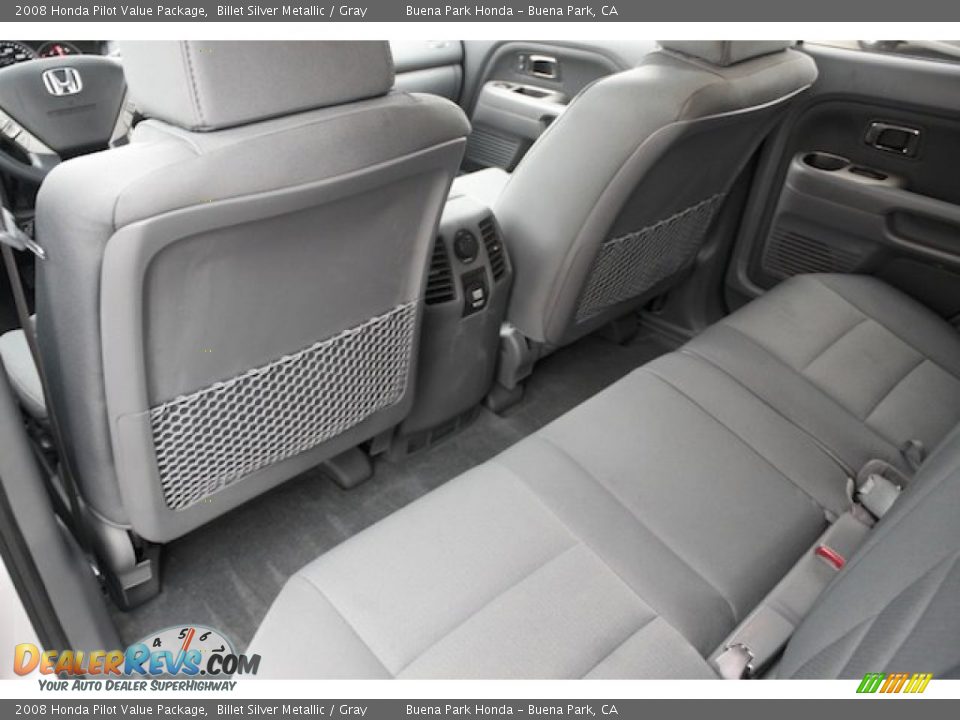 Rear Seat of 2008 Honda Pilot Value Package Photo #15