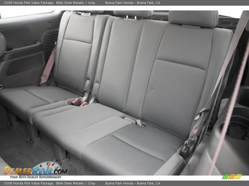 2008 Honda Pilot Value Package Billet Silver Metallic / Gray Photo #16