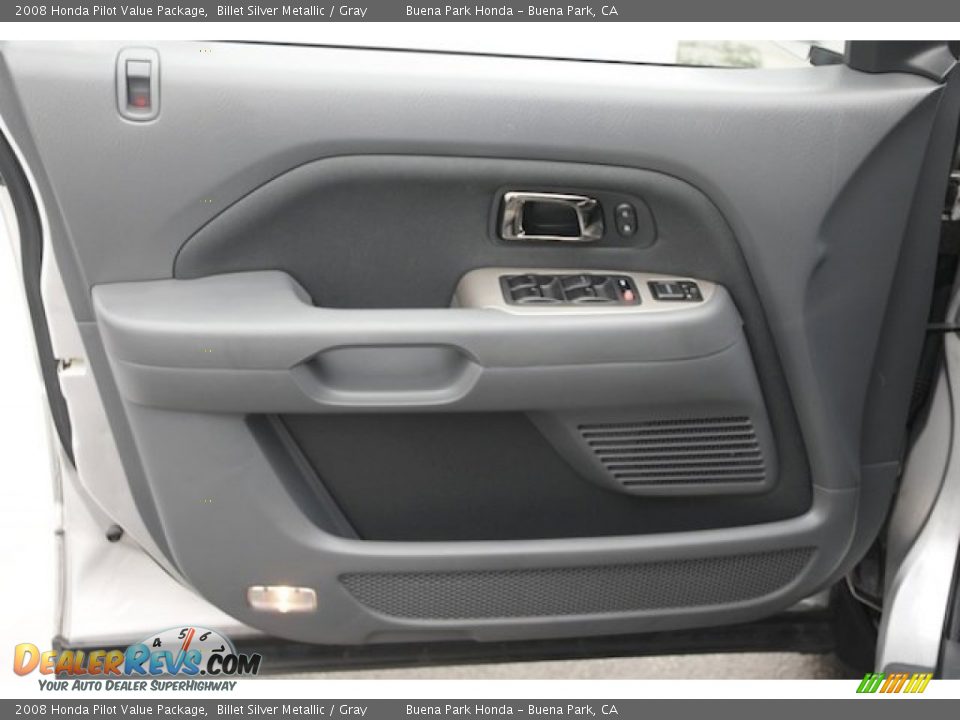 2008 Honda Pilot Value Package Billet Silver Metallic / Gray Photo #26