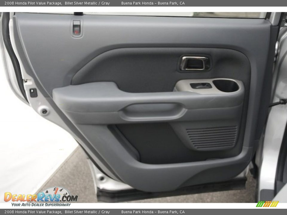 2008 Honda Pilot Value Package Billet Silver Metallic / Gray Photo #27