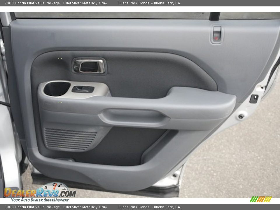 2008 Honda Pilot Value Package Billet Silver Metallic / Gray Photo #28