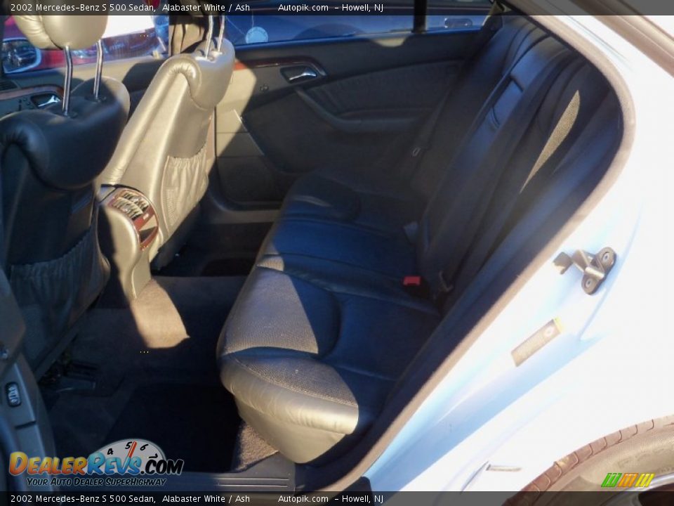 2002 Mercedes-Benz S 500 Sedan Alabaster White / Ash Photo #6