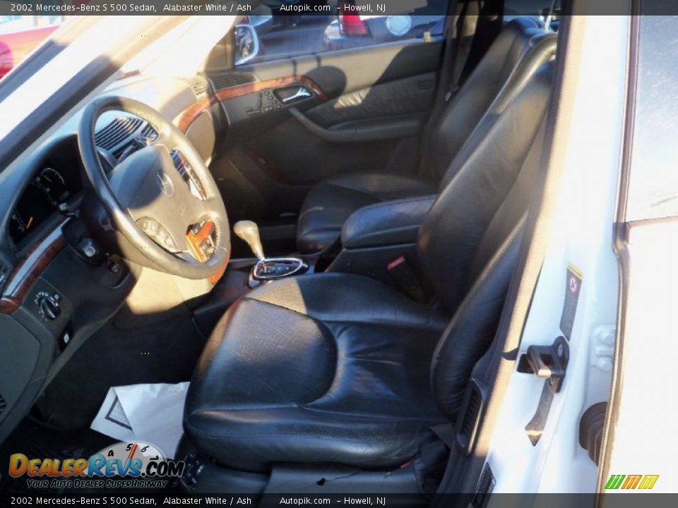 2002 Mercedes-Benz S 500 Sedan Alabaster White / Ash Photo #7