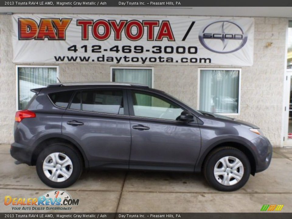 2013 Toyota RAV4 LE AWD Magnetic Gray Metallic / Ash Photo #1