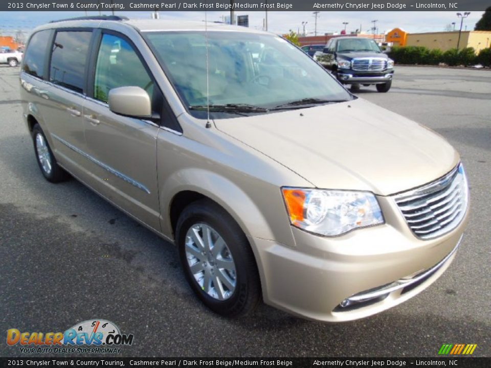 2013 Chrysler Town & Country Touring Cashmere Pearl / Dark Frost Beige/Medium Frost Beige Photo #2