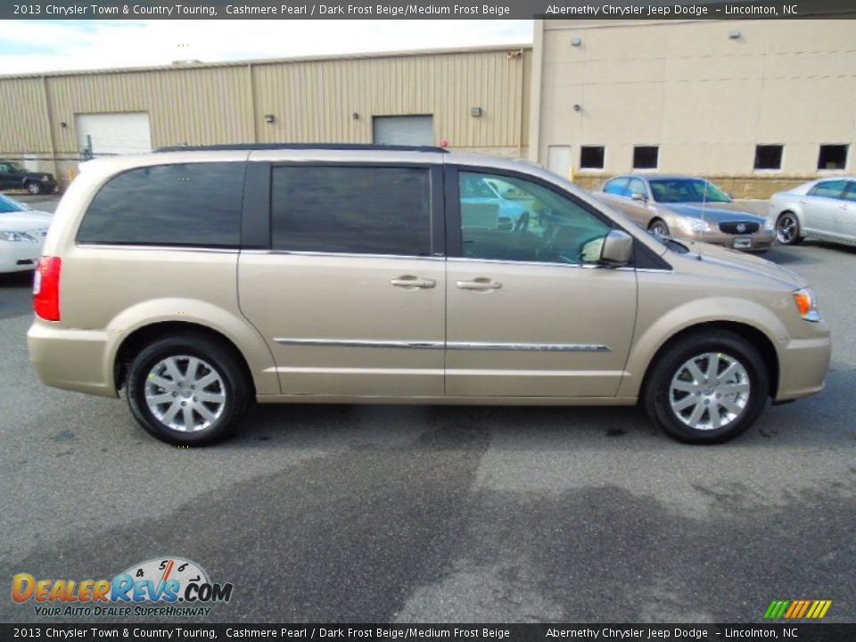 2013 Chrysler Town & Country Touring Cashmere Pearl / Dark Frost Beige/Medium Frost Beige Photo #6