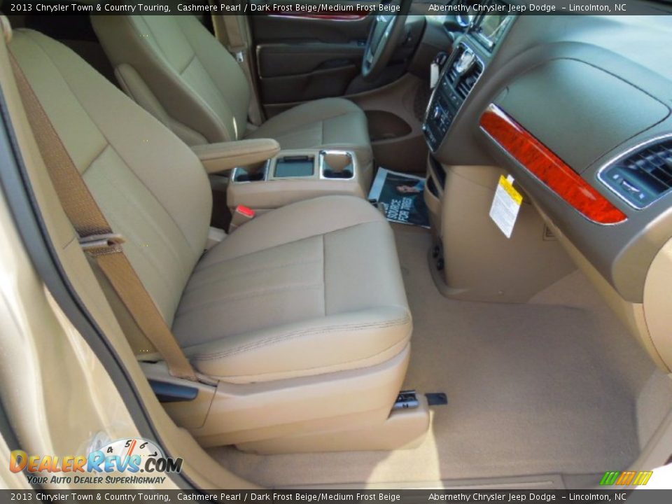 2013 Chrysler Town & Country Touring Cashmere Pearl / Dark Frost Beige/Medium Frost Beige Photo #22