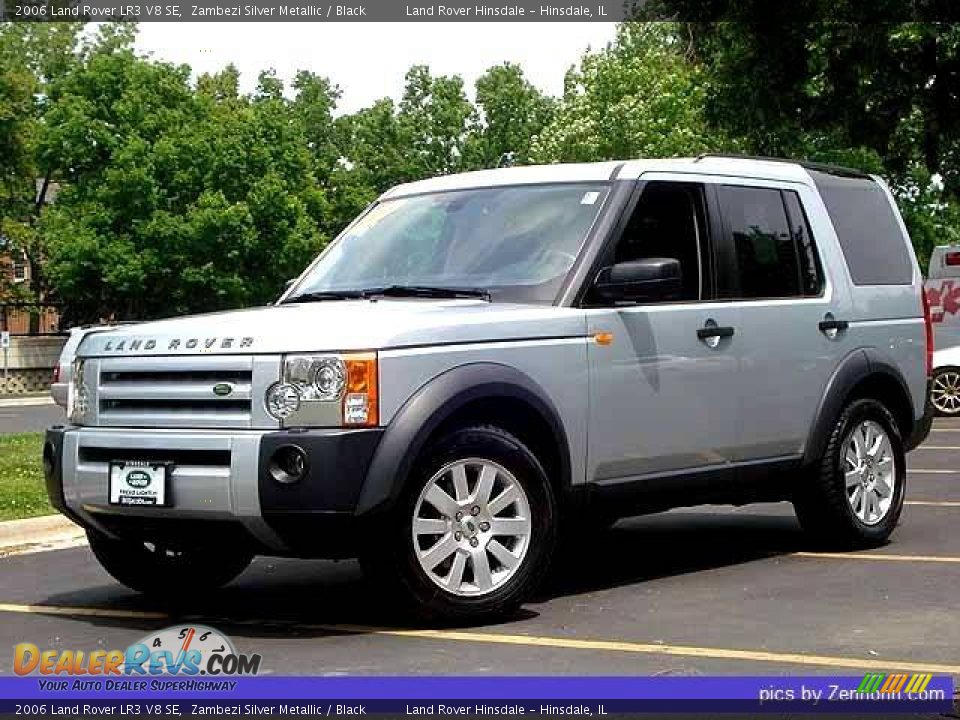 2006 Land Rover LR3 V8 SE Zambezi Silver Metallic / Black Photo #1