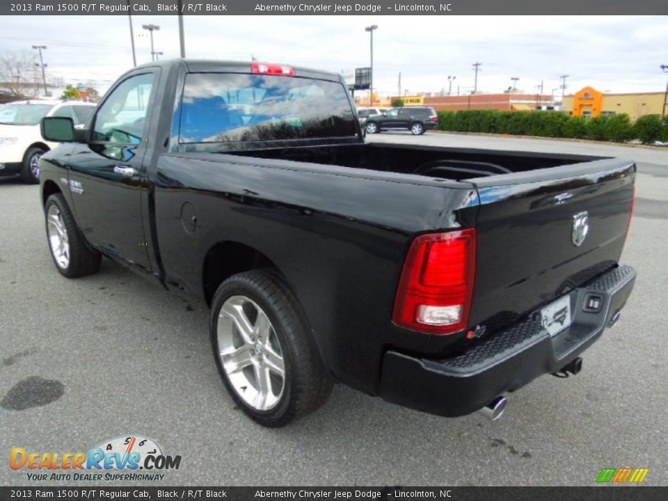 2013 Ram 1500 R/T Regular Cab Black / R/T Black Photo #4